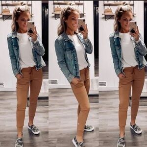 ZYIA Active ASCEND JOGGER Women’s Size Large Tall‎ Camel Brown